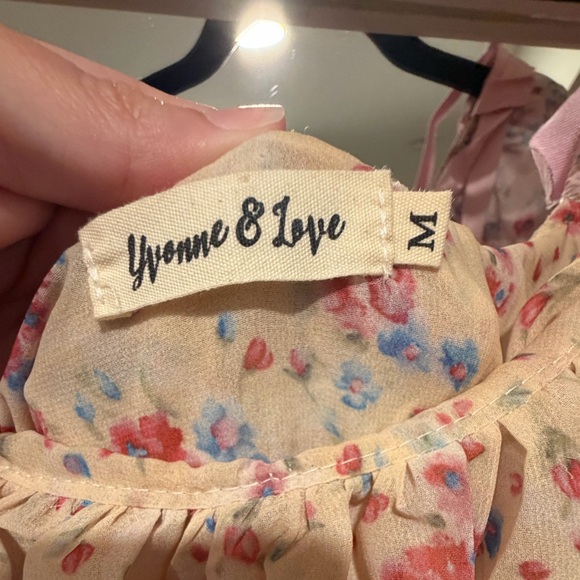 LOVESHACKFANCY Jessie ‘Inspired’ Patchwork Floral Print Midi Dress 🌻🩵🌸 - Picture 13 of 13